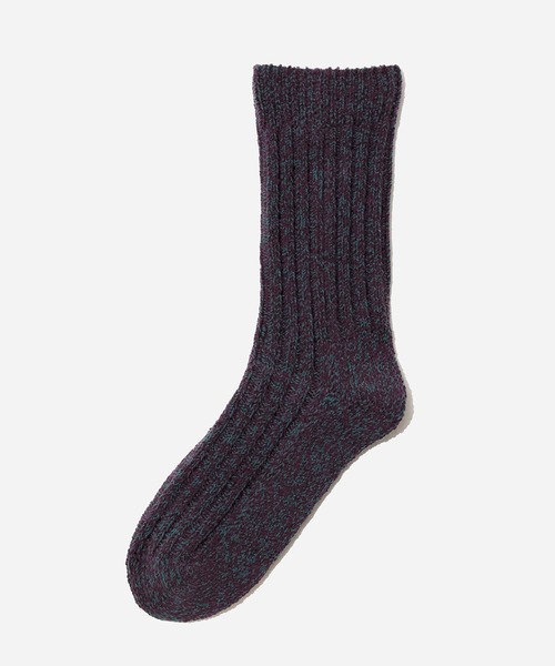 CHICSTOCKS(シックストックス)の「ローゲージリブソックス(ソックス/靴下・メンズ・ブルーグリーン/ダークグレー/オレンジ・SMALL/LARGE)」の9枚目の写真
