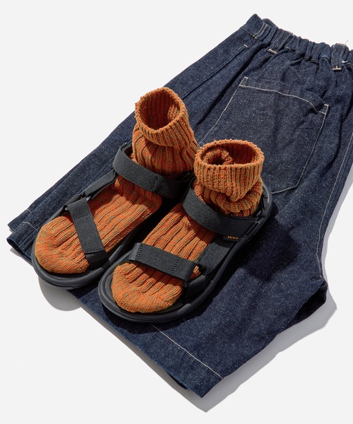 CHICSTOCKS(シックストックス)の「ローゲージリブソックス(ソックス/靴下・メンズ・ブルーグリーン/ダークグレー/オレンジ・SMALL/LARGE)」の20枚目の写真