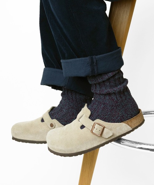 CHICSTOCKS(シックストックス)の「ローゲージリブソックス(ソックス/靴下・メンズ・ブルーグリーン/ダークグレー/オレンジ・SMALL/LARGE)」の19枚目の写真