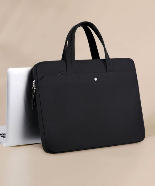 CALIFORNIA OUTFITTERS(カリフォルニア アウトフィッターズ)の「2C29-IT ノートPC収納 ビジネストートバッグ(PC・タブレットケース・レディース・アイボリー/ブラック/グレー・M/L)」の2枚目の写真