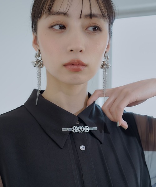 HARE（ハレ）の「マルチWAYメタルクリップ(HARE)（ブローチ/コサージュ・レディース・シルバー・FREE）」の4枚目の写真