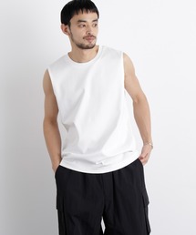 NANO universe（ナノユニバース）の「アンチスメル ノースリーブ Tシャツ（タンクトップ）」
