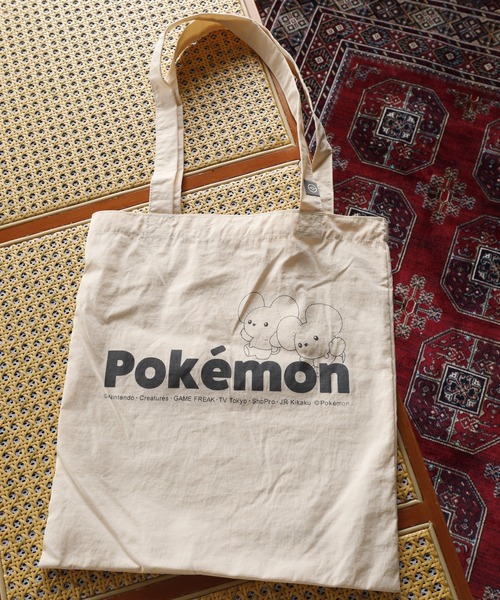 ポケットモンスター(ポケットモンスター)の「Pokemon ポケットモンスター トートバッグ(トートバッグ・レディース・チャコールグレー/アイボリー/ベージュ/イエロー・FREE)」の6枚目の写真