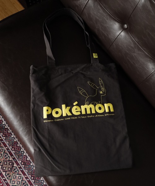 ポケットモンスター(ポケットモンスター)の「Pokemon ポケットモンスター トートバッグ(トートバッグ・レディース・チャコールグレー/アイボリー/ベージュ/イエロー・FREE)」の9枚目の写真
