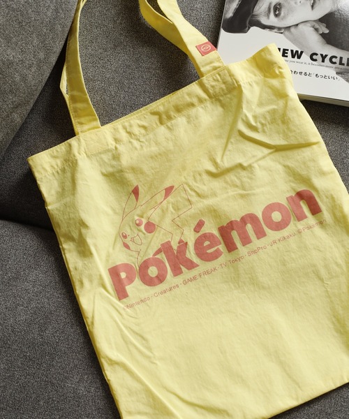 ポケットモンスター(ポケットモンスター)の「Pokemon ポケットモンスター トートバッグ(トートバッグ・レディース・チャコールグレー/アイボリー/ベージュ/イエロー・FREE)」の11枚目の写真