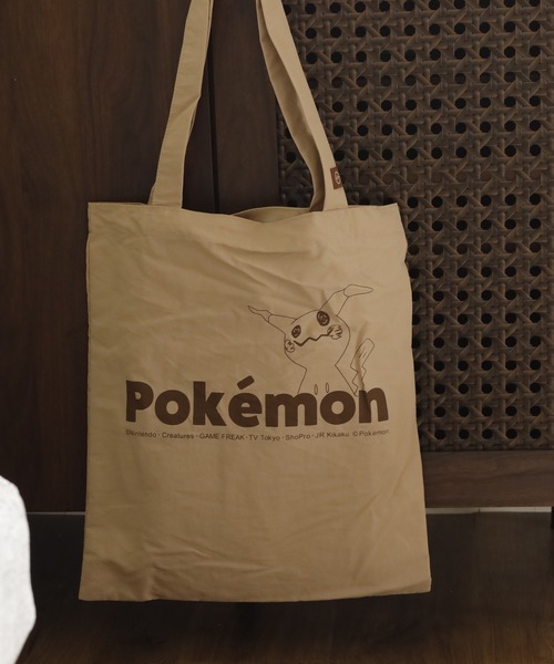 ポケットモンスター(ポケットモンスター)の「Pokemon ポケットモンスター トートバッグ(トートバッグ・レディース・チャコールグレー/アイボリー/ベージュ/イエロー・FREE)」の14枚目の写真