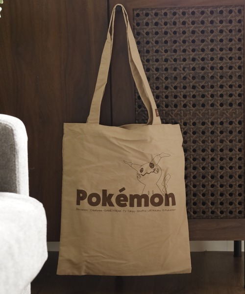 ポケットモンスター(ポケットモンスター)の「Pokemon ポケットモンスター トートバッグ(トートバッグ・レディース・チャコールグレー/アイボリー/ベージュ/イエロー・FREE)」の15枚目の写真