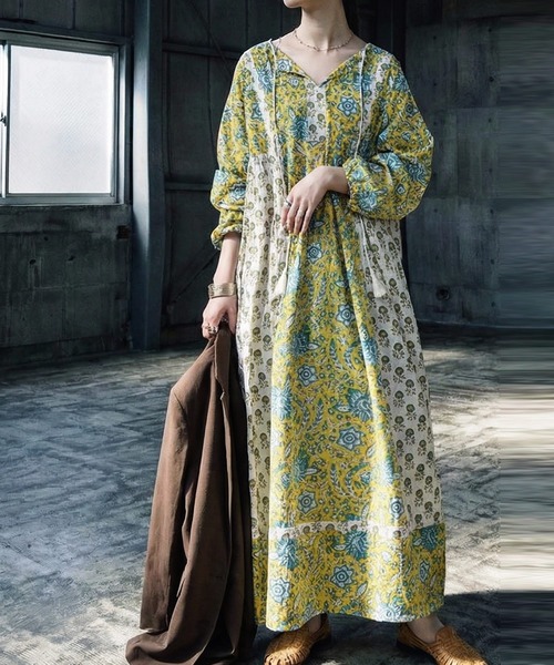 antiqua(アンティカ)の「キーネック ワンピース(ワンピース・レディース・その他・ONESIZE)」の11枚目の写真