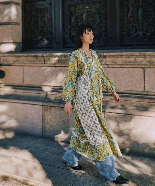 antiqua(アンティカ)の「キーネック ワンピース(ワンピース・レディース・その他・ONESIZE)」の12枚目の写真