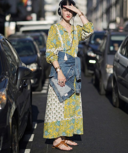 antiqua(アンティカ)の「キーネック ワンピース(ワンピース・レディース・その他・ONESIZE)」の13枚目の写真