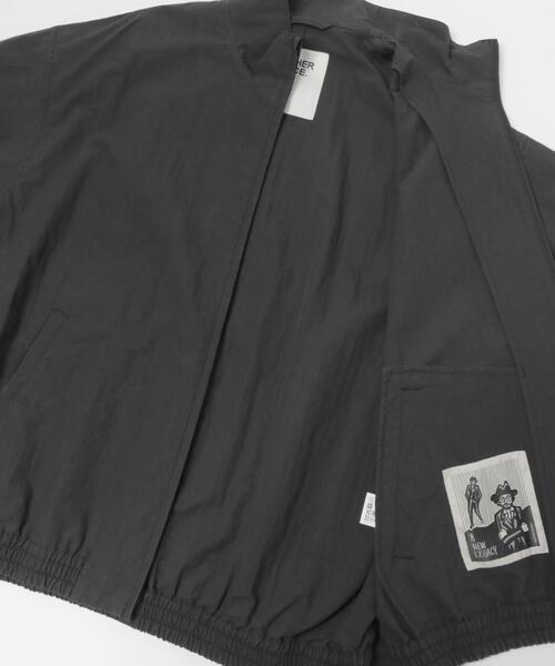 ANOTHER OFFICE(アナザー オフィス)の「ANOTHER OFFICE LIBRARY TRACK JACKET(ブルゾン・メンズ・チャコールグレー・3/2)」の8枚目の写真