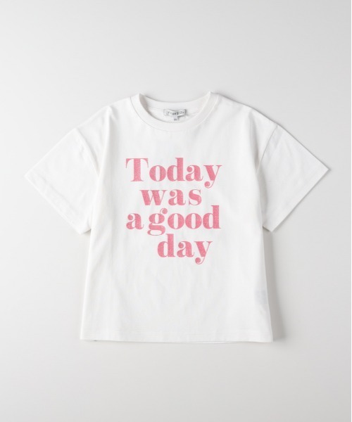 Right-on(ライトオン)の「VIVIAN BLUE(ヴィヴィアンブルー)ロゴプリントTシャツ(Tシャツ/カットソー・キッズ・ブラック/ホワイト・110/120/130/140/150/160)」の2枚目の写真