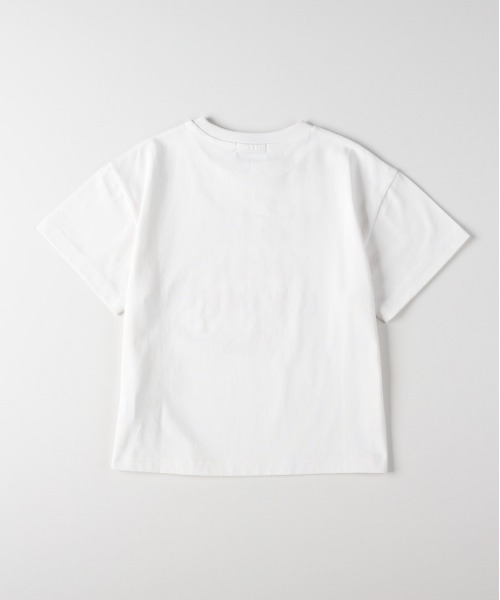 Right-on(ライトオン)の「VIVIAN BLUE(ヴィヴィアンブルー)ロゴプリントTシャツ(Tシャツ/カットソー・キッズ・ブラック/ホワイト・110/120/130/140/150/160)」の5枚目の写真