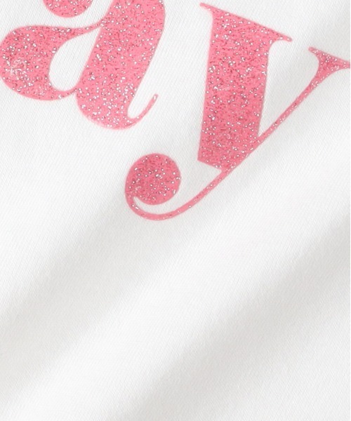 Right-on(ライトオン)の「VIVIAN BLUE(ヴィヴィアンブルー)ロゴプリントTシャツ(Tシャツ/カットソー・キッズ・ブラック/ホワイト・110/120/130/140/150/160)」の10枚目の写真