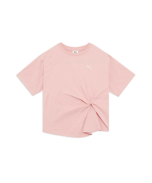 PUMA（プーマ）の「PUMA プーマ ウィメンズ ESS エレベーテッド クール フロント ノット 半袖 T（Tシャツ/カットソー・レディース・ホワイト/レッド系その他2/ブラック・X-LARGE/SMALL/MEDIUM/LARGE）」の22枚目の写真