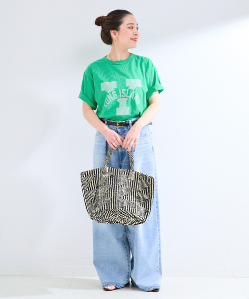 Champion（チャンピオン）の「Champion / チャンピオン 別注 LOGO T-SHIRTS（Tシャツ/カットソー・レディース・イエロー/レッド/グリーン/ホワイト/ブルー・FREE）」の13枚目の写真