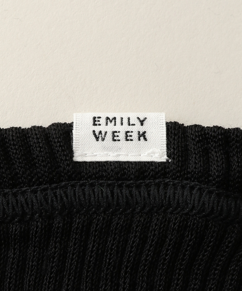 EMILY WEEK（エミリーウィーク）の「《追加2》シルクリブ腹巻（その他アンダーウェア/インナー・レディース・ブラック・FREE）」の8枚目の写真