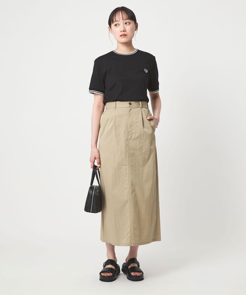 FRED PERRY（フレッドペリー）の「【WEB限定】＜FRED PERRY＞ツインティップ Tシャツ（Tシャツ/カットソー・レディース・ブラック/ホワイト/ネイビー・S）」の13枚目の写真