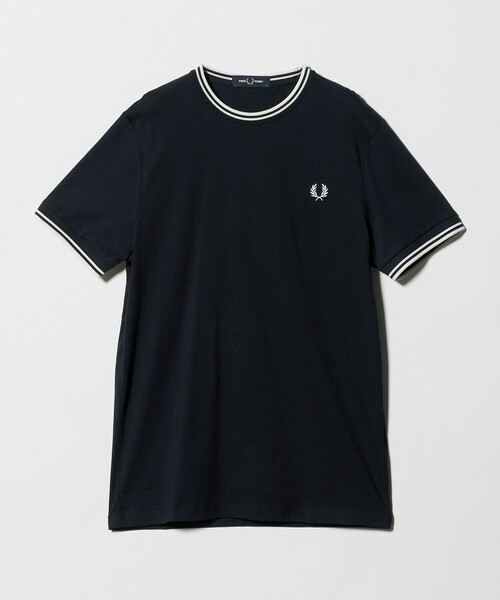 FRED PERRY（フレッドペリー）の「【WEB限定】＜FRED PERRY＞ツインティップ Tシャツ（Tシャツ/カットソー・レディース・ブラック/ホワイト/ネイビー・S）」の18枚目の写真