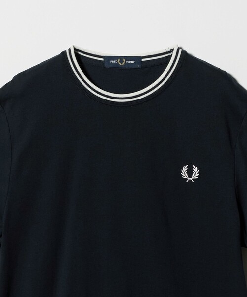 FRED PERRY（フレッドペリー）の「【WEB限定】＜FRED PERRY＞ツインティップ Tシャツ（Tシャツ/カットソー・レディース・ブラック/ホワイト/ネイビー・S）」の20枚目の写真