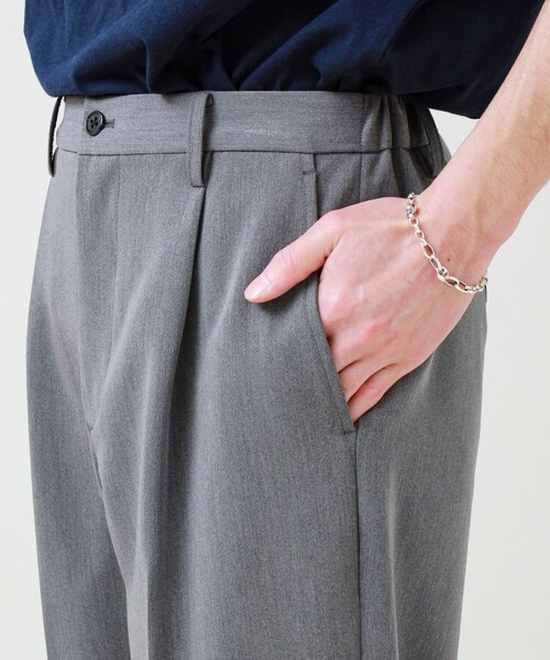 GLOSTER（グロスター）の「【美シルエット】ミディアムストレート フレアパンツ（その他パンツ・メンズ・チャコールグレー/ブラック/グレイッシュベージュ・L/M/S）」の15枚目の写真