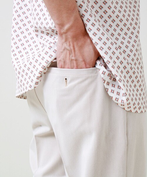 GLOSTER（グロスター）の「【美シルエット】ミディアムストレート フレアパンツ（その他パンツ・メンズ・チャコールグレー/ブラック/グレイッシュベージュ・L/M/S）」の12枚目の写真