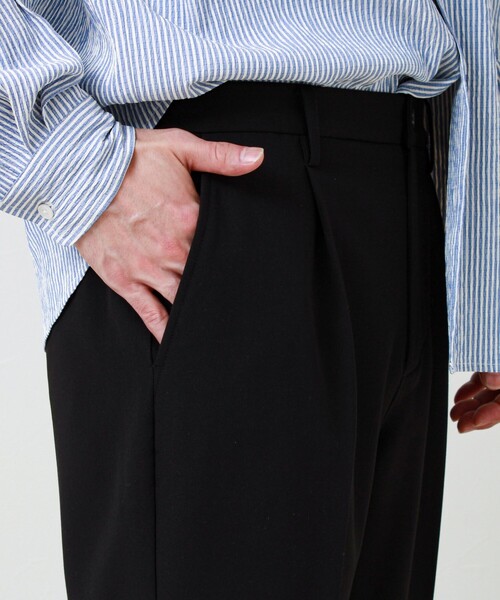 GLOSTER（グロスター）の「【美シルエット】ミディアムストレート フレアパンツ（その他パンツ・メンズ・チャコールグレー/ブラック/グレイッシュベージュ・L/M/S）」の6枚目の写真