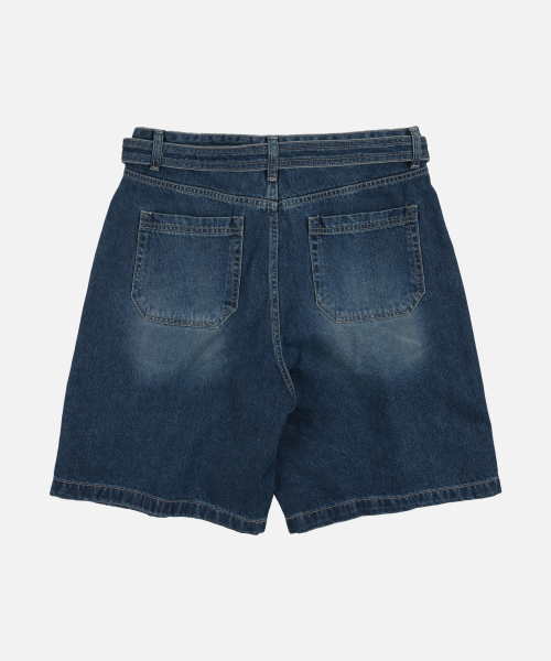 FRIZMWORKS（フリズムワークス）の「LYOCELL BELTED DENIM SHORTS _ MID BLUE（その他パンツ・メンズ・その他・SMALL/LARGE/MEDIUM/X-LARGE）」の6枚目の写真