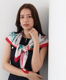 PINKY&DIANNE（ピンキーアンドダイアン）の「ボタニカルアートプリントスカーフ（バンダナ/スカーフ）」