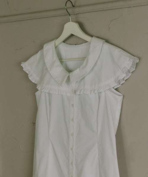 idem(イデム)の「double collar sailor onepiece / セーラーカラーミニワンピース(ワンピース・レディース・ネイビー/ホワイト・FREE)」の15枚目の写真