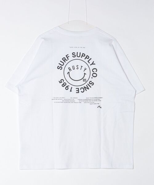 RUSTY(ラスティ)の「ラスティ RUSTY ハンソデTシャツ ラスティ(Tシャツ/カットソー・レディース・ホワイト/ブラック/ブルー/ベージュ・M/L)」の5枚目の写真