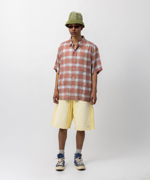 UNION（UNION TOKYO）（ユニオン）の「UNION TOKYO DEANE SS SHIRT ユニオントーキョー シャツ（シャツ/ブラウス・メンズ・ダークブラウン/パープル・S/M/L/XL）」の9枚目の写真