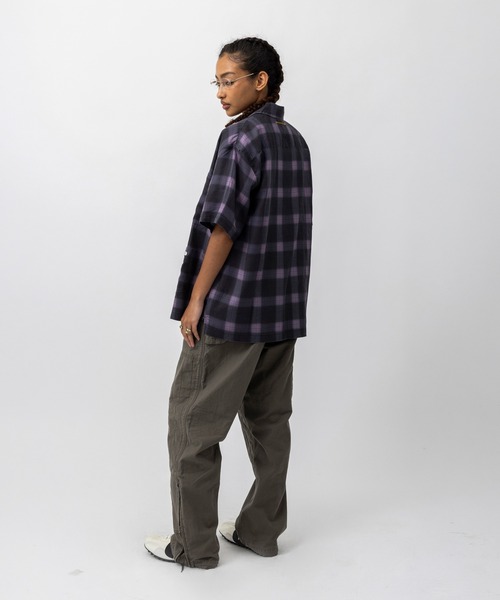 UNION（UNION TOKYO）（ユニオン）の「UNION TOKYO DEANE SS SHIRT ユニオントーキョー シャツ（シャツ/ブラウス・メンズ・ダークブラウン/パープル・S/M/L/XL）」の12枚目の写真