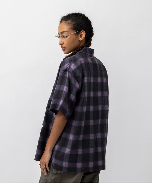 UNION（UNION TOKYO）（ユニオン）の「UNION TOKYO DEANE SS SHIRT ユニオントーキョー シャツ（シャツ/ブラウス・メンズ・ダークブラウン/パープル・S/M/L/XL）」の14枚目の写真
