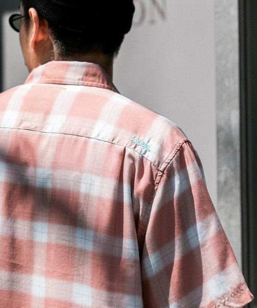 UNION（UNION TOKYO）（ユニオン）の「UNION TOKYO DEANE SS SHIRT ユニオントーキョー シャツ（シャツ/ブラウス・メンズ・ダークブラウン/パープル・S/M/L/XL）」の6枚目の写真
