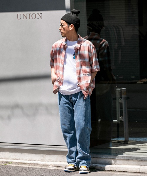 UNION（UNION TOKYO）（ユニオン）の「UNION TOKYO DEANE SS SHIRT ユニオントーキョー シャツ（シャツ/ブラウス・メンズ・ダークブラウン/パープル・S/M/L/XL）」の8枚目の写真