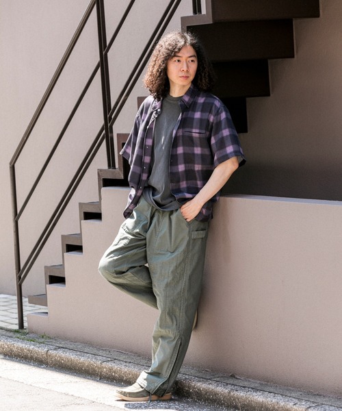 UNION（UNION TOKYO）（ユニオン）の「UNION TOKYO DEANE SS SHIRT ユニオントーキョー シャツ（シャツ/ブラウス・メンズ・ダークブラウン/パープル・S/M/L/XL）」の19枚目の写真