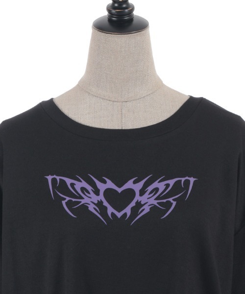 NIBBLE POISON（ニブルポイズン）の「２ｗａｙ袖メッシュＰＯ（Tシャツ/カットソー・レディース・ブラック/ピンク・MEDIUM）」の16枚目の写真