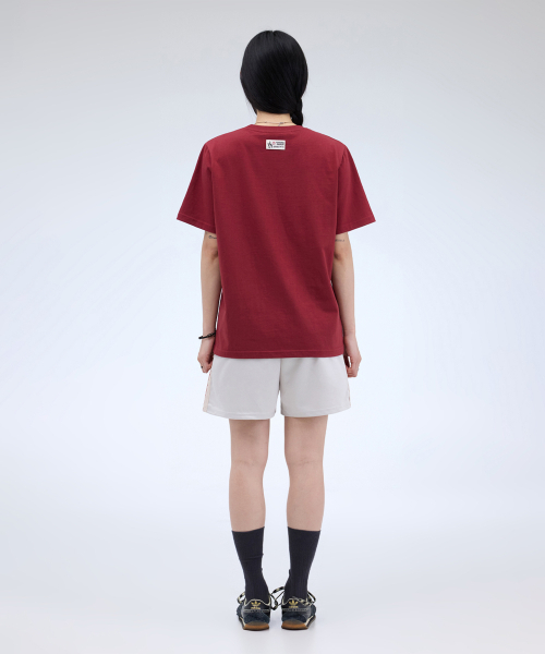 PORTERNA(ポルテナ)の「CHERRY GRAPHIC SHORT SLEEVE T-SHIRT-4COLOR(Tシャツ/カットソー・レディース・チャコールグレー/Beige/アイボリー/レッド・OS)」の7枚目の写真