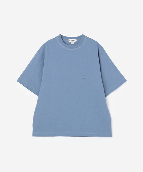 GYMPHLEX（ジムフレックス）の「Gymphlex | ロゴ刺繍 半袖ビッグTシャツ MEN（Tシャツ/カットソー・メンズ・ダークネイビー/ライトグレー/ブルー系その他/オフホワイト/オレンジ系その他・M/L）」の6枚目の写真