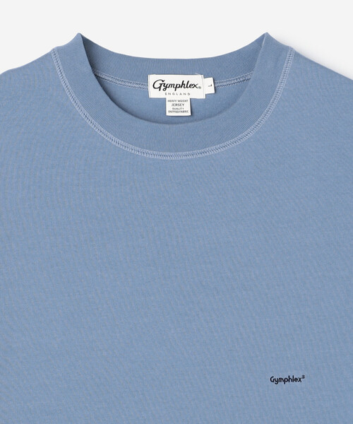 GYMPHLEX（ジムフレックス）の「Gymphlex | ロゴ刺繍 半袖ビッグTシャツ MEN（Tシャツ/カットソー・メンズ・ダークネイビー/ライトグレー/ブルー系その他/オフホワイト/オレンジ系その他・M/L）」の8枚目の写真