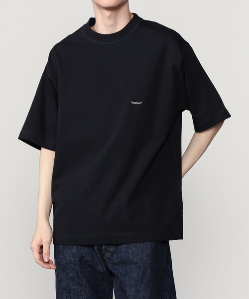 GYMPHLEX（ジムフレックス）の「Gymphlex | ロゴ刺繍 半袖ビッグTシャツ MEN（Tシャツ/カットソー・メンズ・ダークネイビー/ライトグレー/ブルー系その他/オフホワイト/オレンジ系その他・M/L）」の16枚目の写真