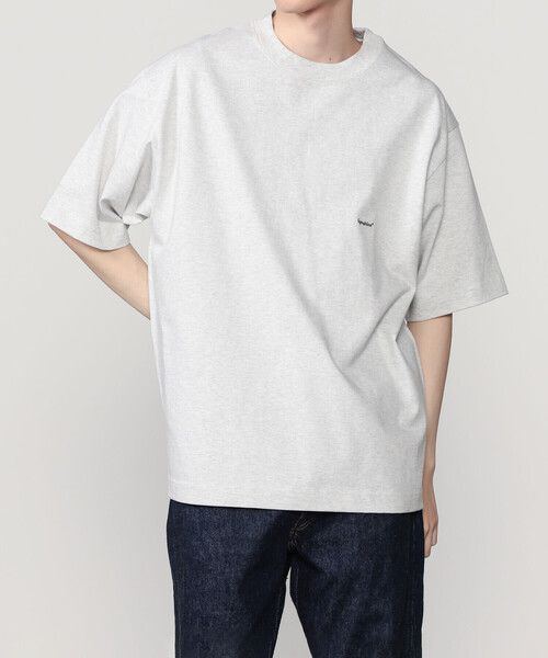 GYMPHLEX（ジムフレックス）の「Gymphlex | ロゴ刺繍 半袖ビッグTシャツ MEN（Tシャツ/カットソー・メンズ・ダークネイビー/ライトグレー/ブルー系その他/オフホワイト/オレンジ系その他・M/L）」の3枚目の写真