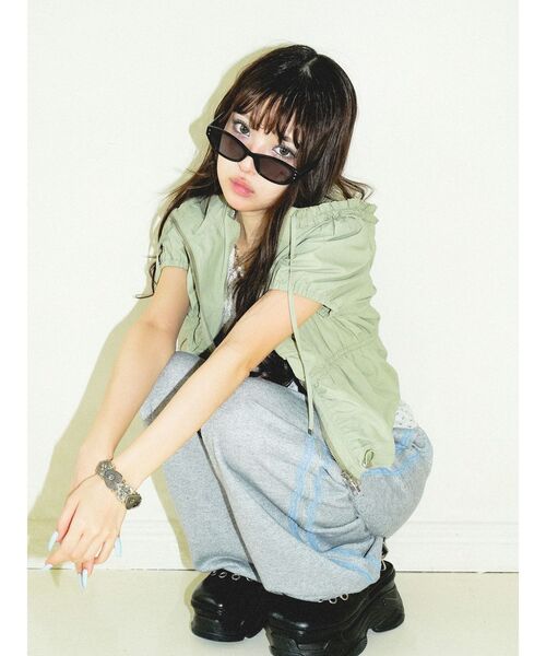 jouetie(ジュエティ)の「【MINAMI×jouetie】ラメスウェットパンツ(その他パンツ・レディース・ブラック/グレー・MEDIUM)」の12枚目の写真