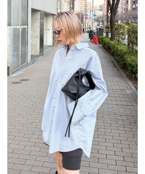 Ungrid（アングリッド）の「フェイクレザーハンドバッグ（ハンドバッグ・レディース・ブラック・FREE）」の2枚目の写真