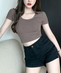 シンプルショートTシャツ