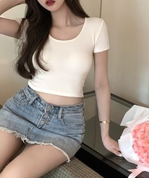 シンプルショートTシャツ