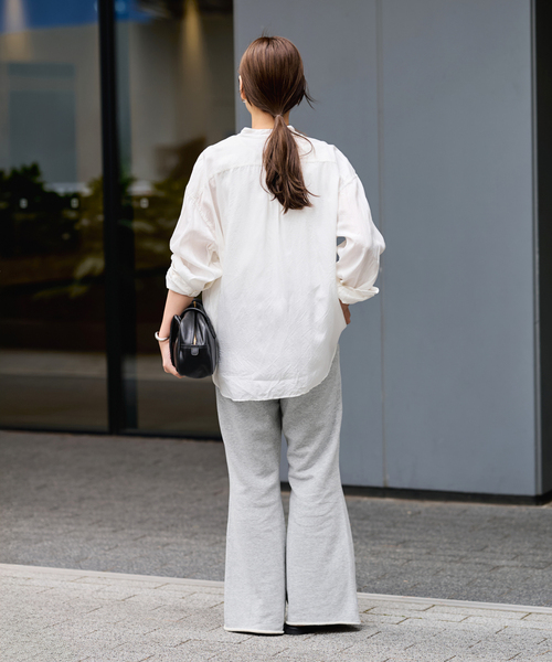 FRAMeWORK（フレームワーク）の「MEAN MACHINE AGE MLB 別注SLACKS SWEATパンツ（スウェットパンツ・レディース・ブラウン/チャコールグレー・MEDIUM/SMALL）」の10枚目の写真