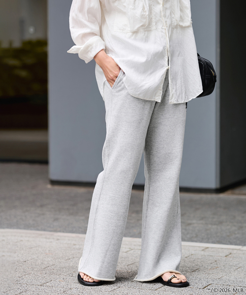 FRAMeWORK（フレームワーク）の「MEAN MACHINE AGE MLB 別注SLACKS SWEATパンツ（スウェットパンツ・レディース・ブラウン/チャコールグレー・MEDIUM/SMALL）」の13枚目の写真