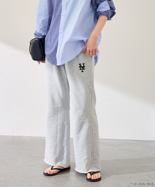 FRAMeWORK（フレームワーク）の「MEAN MACHINE AGE MLB 別注SLACKS SWEATパンツ（スウェットパンツ・レディース・ブラウン/チャコールグレー・MEDIUM/SMALL）」の22枚目の写真
